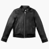 Jessica Alba Women Black Leather Jacket Jessica Alba Women Black Leather Jacket