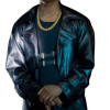 BMF Henrietta Andreas Black Leather Coat