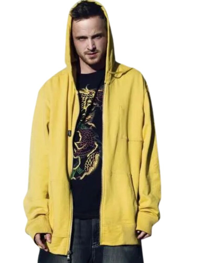 Breaking Bad Aaron Paul Jesse Pinkman Yellow Hoodie Breaking Bad Aaron Paul Jesse Pinkman Yellow Hoodie
