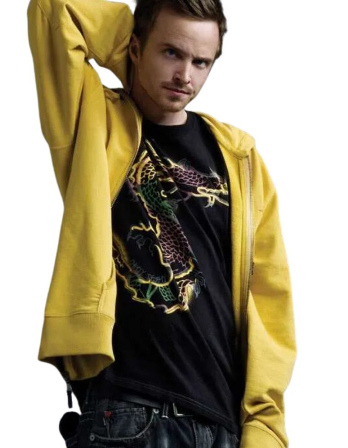 Breaking Bad Aaron Paul Jesse Pinkman Yellow Hoodie Breaking Bad Aaron Paul Jesse Pinkman Yellow Hoodie