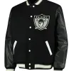 Las Vegas Raiders Black Wool Varsity Jacket Las Vegas Raiders Black Wool Varsity Jacket