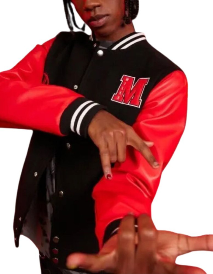 Across The Spider-Verse Miles Morales Bomber Wool Jacket Across The Spider-Verse Miles Morales Bomber Wool Jacket