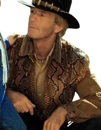 Crocodile Dundee Paul Hogan (Michael J. 'Crocodi) Leather Jacket