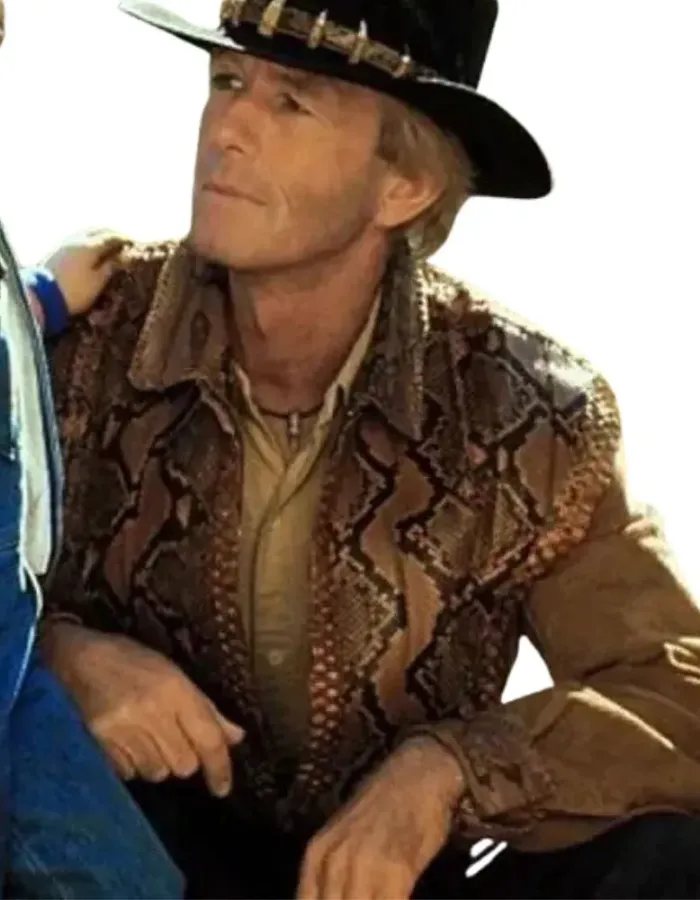 Crocodile Dundee Paul Hogan (Michael J. 'Crocodi) Leather Jacket