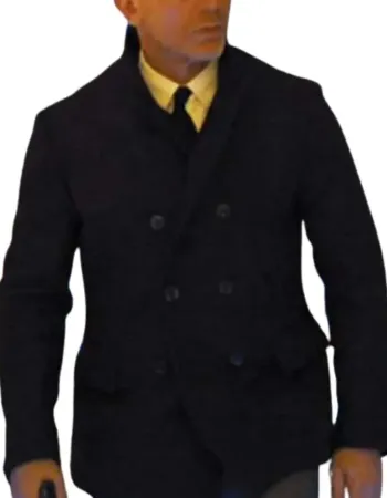 Skyfall Daniel Craig (James Bond) Wool Peacoat