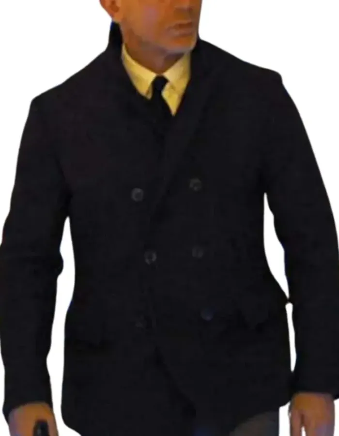 Skyfall Daniel Craig (James Bond) Wool Peacoat Skyfall Daniel Craig (James Bond) Wool Peacoat