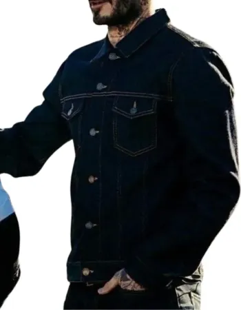 Save Our Squad David Beckham Blue Denim Jacket Save Our Squad David Beckham Blue Denim Jacket