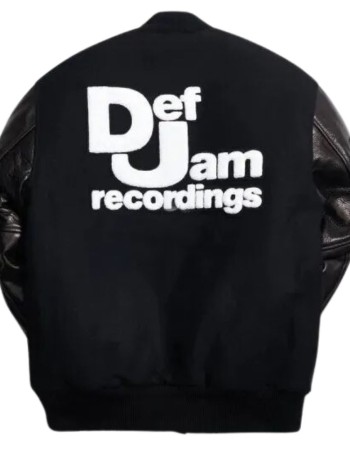 Def Jam Recordings Wool Bomber Jacket