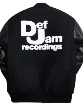 Def Jam Recordings Wool Bomber Jacket Def Jam Recordings Wool Bomber Jacket