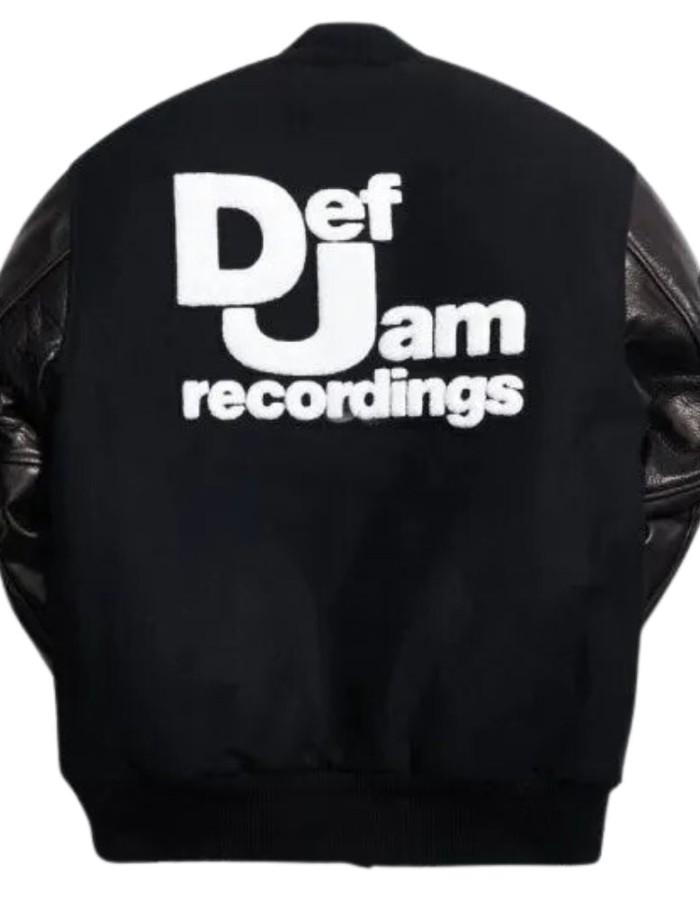 Def Jam Recordings Wool Bomber Jacket Def Jam Recordings Wool Bomber Jacket