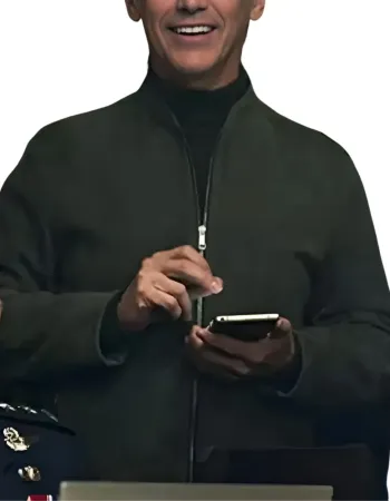 Don’t Look Up Mark Rylance (Peter Isherwell) Suede Jacket