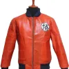 Dragon Ball Z Super Saiyan Orange Leather Jacket Dragon Ball Z Super Saiyan Orange Leather Jacket