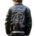 Ed Hardy Bomber Leather Jacket
