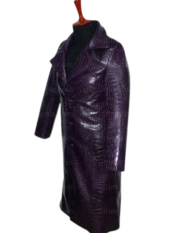 Jared Leto Suicide Squad Crocodile Joker Coat Jared Leto Suicide Squad Crocodile Joker Coat