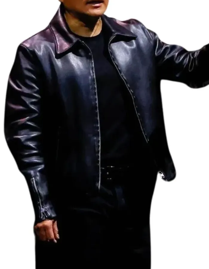 Jensen Huang Nvidia President Black Leather Jacket