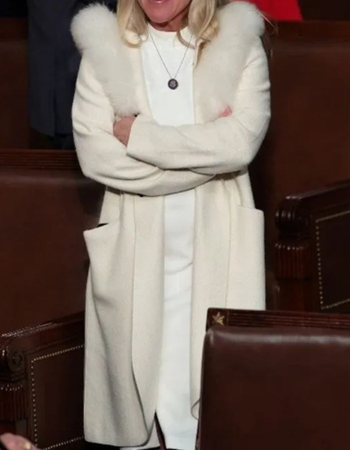 Marjorie Taylor Greene Wool Coat