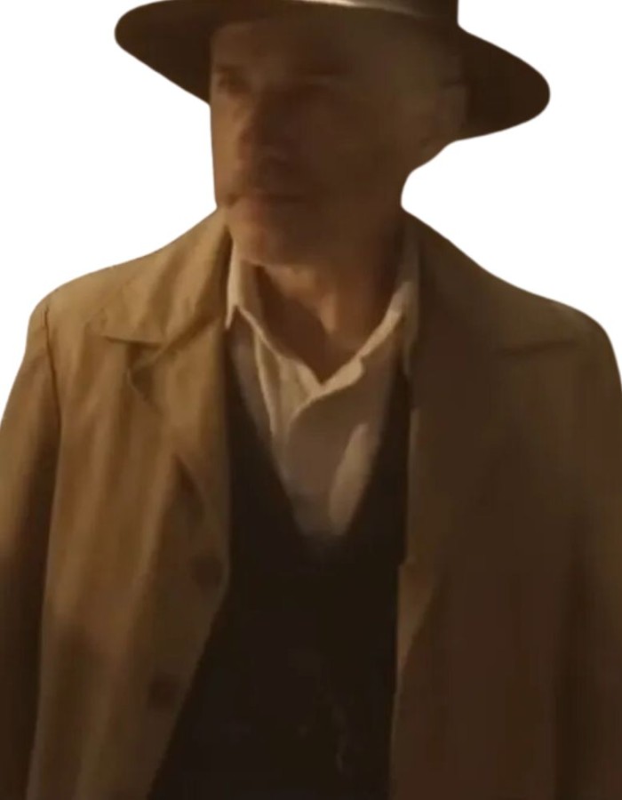 Dead for A Dollar 2022 Max Borlund (Christoph Waltz) Cotton Coat Dead for A Dollar 2022 Max Borlund (Christoph Waltz) Cotton Coat