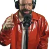 Drake On The Radar Red Leather Jacket Drake On The Radar Red Leather Jacket