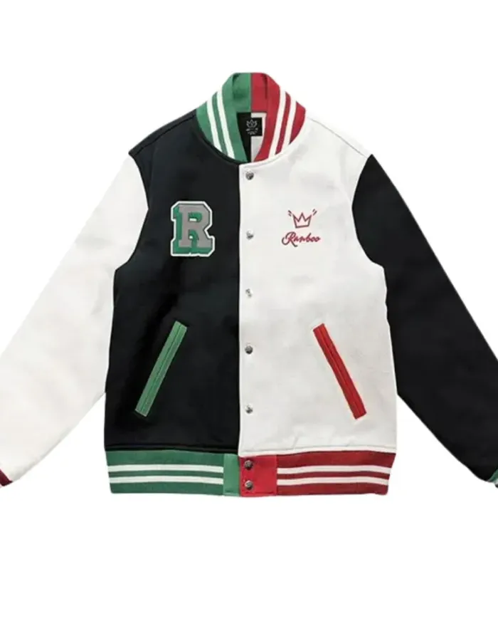 Ranboo Multi-color Wool Varsity Jacket Ranboo Multi-color Wool Varsity Jacket