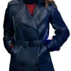 Christmas In Notting Hill Sarah Ramos (Georgia Bright) Leather Coat Christmas In Notting Hill Sarah Ramos (Georgia Bright) Leather Coat