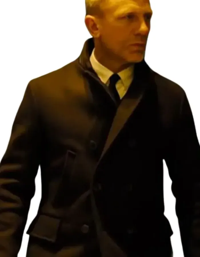 Skyfall Daniel Craig (James Bond) Wool Peacoat Skyfall Daniel Craig (James Bond) Wool Peacoat