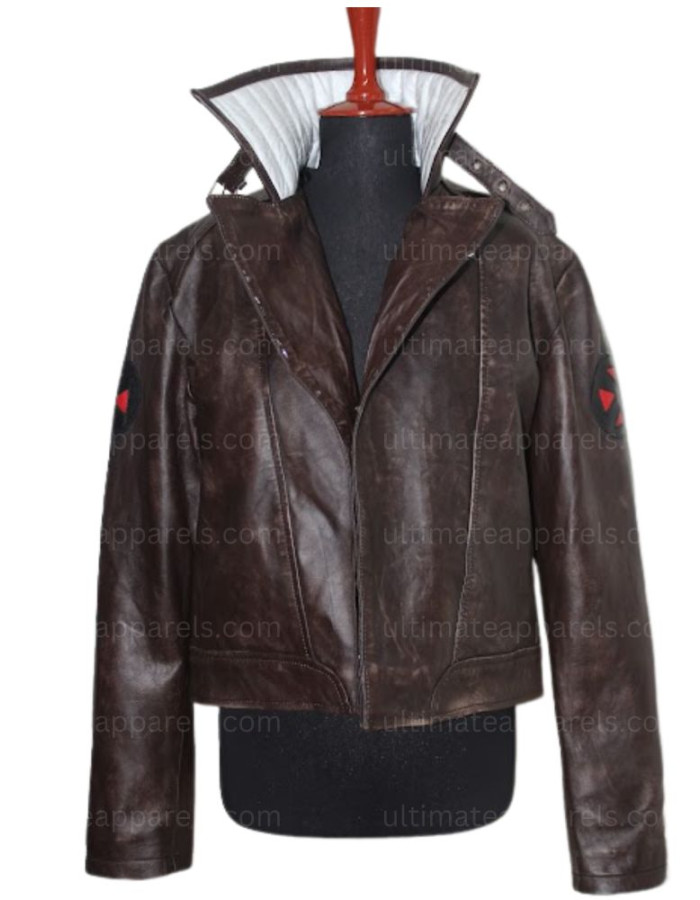 X Men Rogue Brown Leather Jacket X Men Rogue Brown Leather Jacket