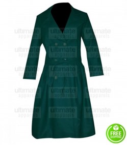 AGE OF ADALINE BLAKE LIVELY (ADALINE) GREEN TRENCH COAT