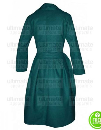 AGE OF ADALINE BLAKE LIVELY (ADALINE) GREEN TRENCH COAT AGE OF ADALINE BLAKE LIVELY (ADALINE) GREEN TRENCH COAT