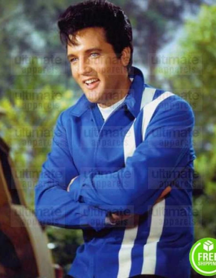 Elvis Presley Speedway Blue/Red Jacket Elvis Presley Speedway Blue/Red Jacket