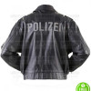 German Military Surplus Police Cop Leather Jacket German Military Surplus Police Cop Leather Jacket