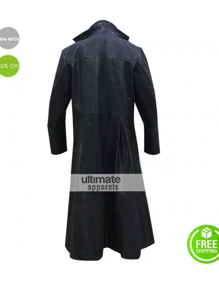 Morpheus The Matrix Laurence Fishburne Alligator Coat