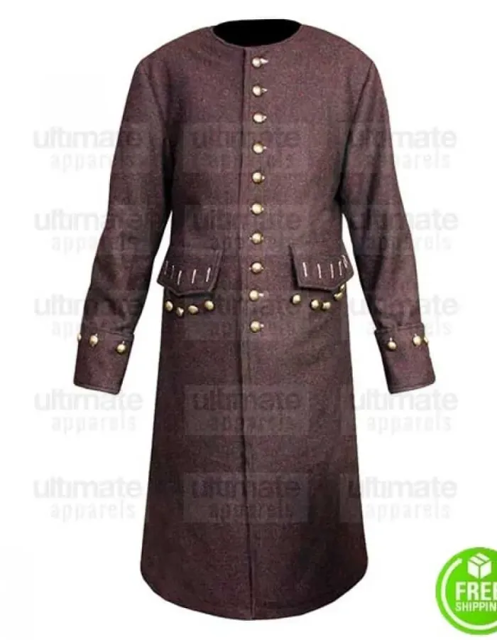 PIRATES OF THE CARIBBEAN JOHNNY DEPP (JACK SPARROW) WOOL COSTUME COAT PIRATES OF THE CARIBBEAN JOHNNY DEPP (JACK SPARROW) WOOL COSTUME COAT
