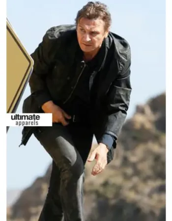 Taken 3 Liam Neeson (Bryan Mills) Black Jacket Taken 3 Liam Neeson (Bryan Mills) Black Jacket