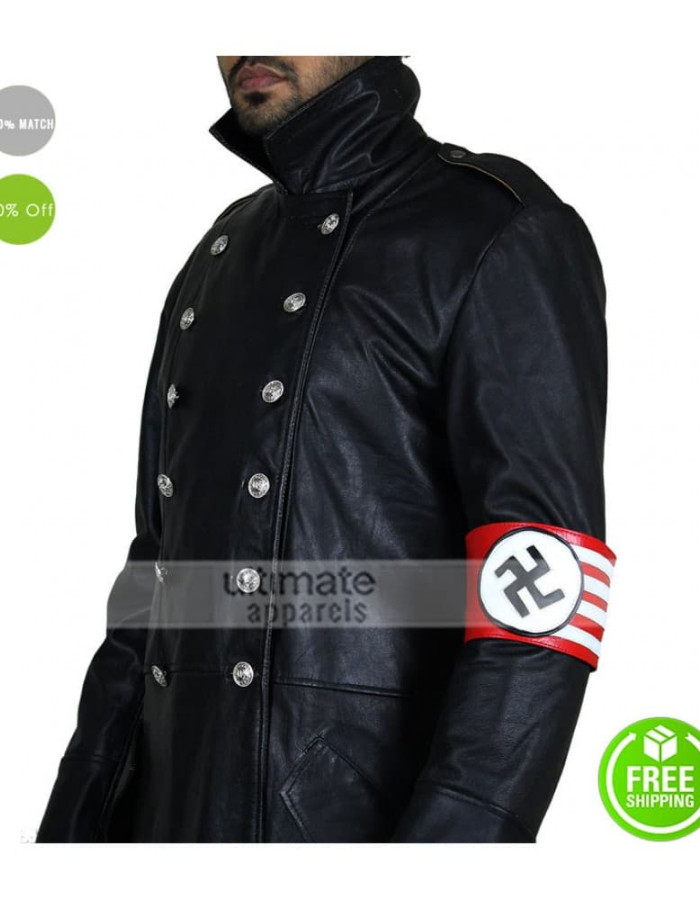 The Man In The High Castle Nazi Officer Leather Coat