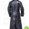 WW2 German Gestapo Black Trench Leather Coat WW2 German Gestapo Black Trench Leather Coat
