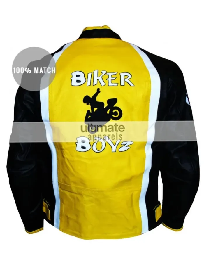 Biker Boyz Derek Luke Kid Yellow Motorcycle Jacket Biker Boyz Derek Luke Kid Yellow Motorcycle Jacket
