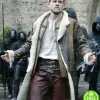 KING ARTHUR LEGEND OF THE SWORD CHARLIE HUNNAM (ARTHUR) LEATHER COAT