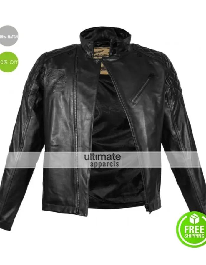 Metal Gear Solid 5 Game Diamond Dogs Leather Jacket