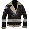 Rocky 4 Sylvester Stallone Rocky Balboa Bomber Shearling Leather Jacket Rocky 4 Sylvester Stallone Rocky Balboa Bomber Shearling Leather Jacket
