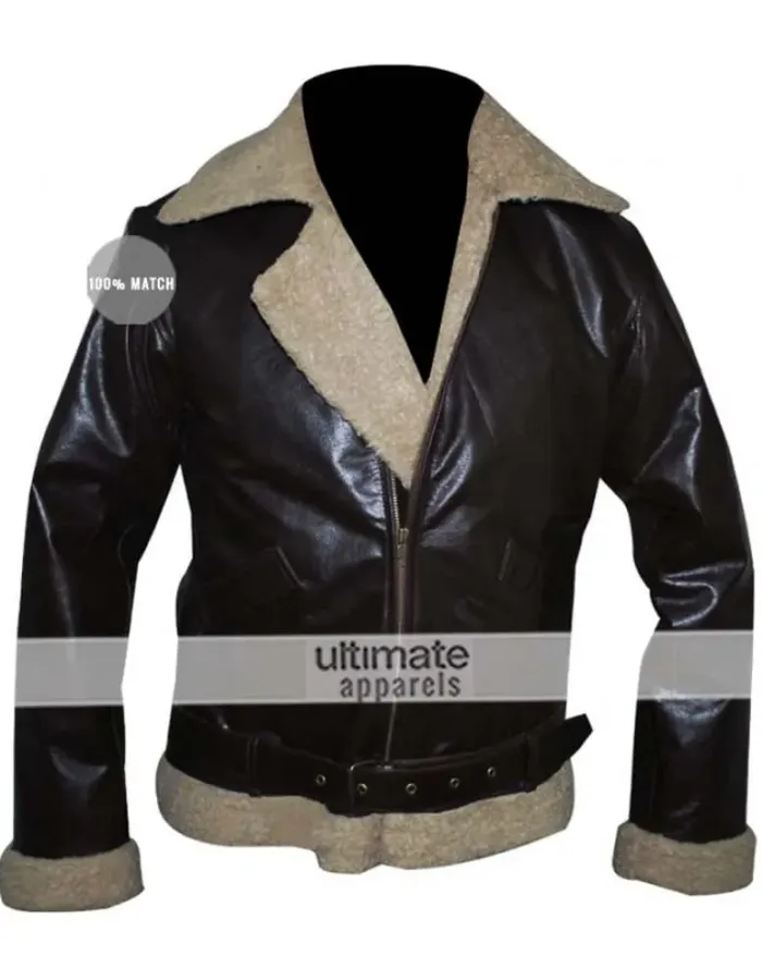 Rocky 4 Sylvester Stallone Rocky Balboa Bomber Shearling Leather Jacket Rocky 4 Sylvester Stallone Rocky Balboa Bomber Shearling Leather Jacket