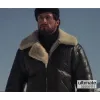 Rocky 4 Sylvester Stallone Rocky Balboa Bomber Shearling Leather Jacket Rocky 4 Sylvester Stallone Rocky Balboa Bomber Shearling Leather Jacket