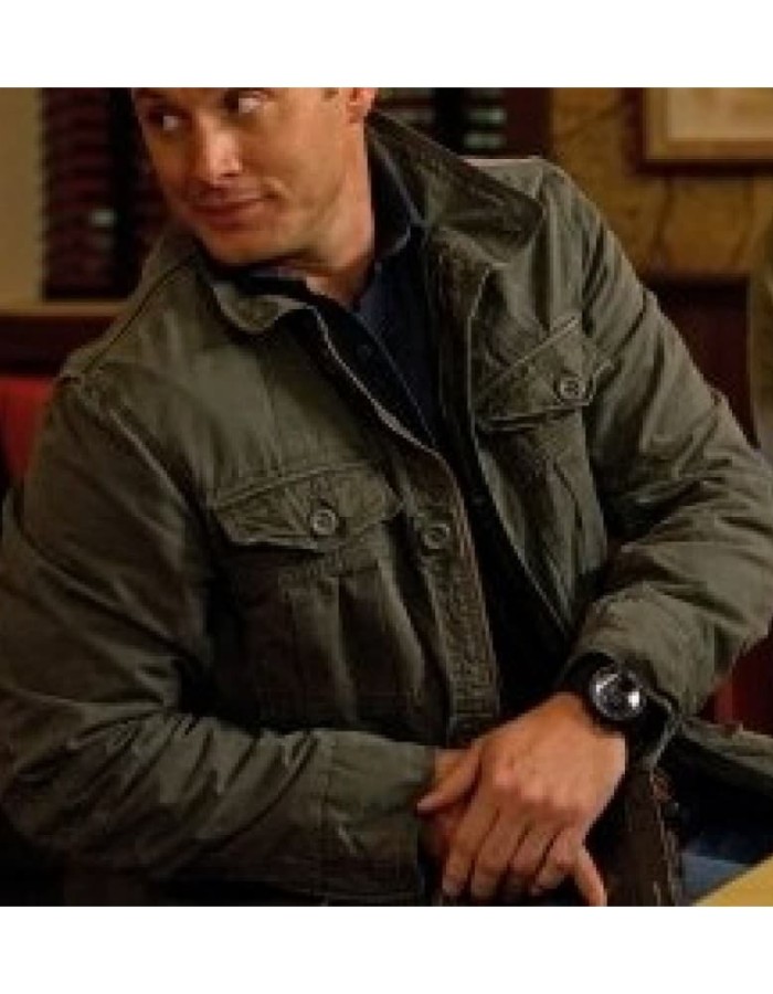 Supernatural S07 Supernatural Dean Winchester Green Jacket