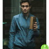 YOU PENN BADGLEY (JOE GOLDBERG) BLUE COTTON JACKET YOU PENN BADGLEY (JOE GOLDBERG) BLUE COTTON JACKET