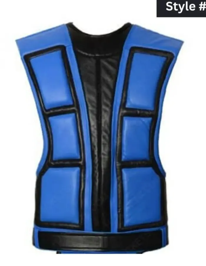 Reptilian Warrior Mortal Kombat Leather Vest Reptilian Warrior Mortal Kombat Leather Vest