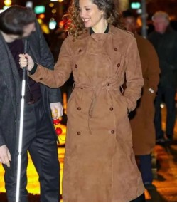 Daredevil Born Again 2025 Heather Glenn Brown Coat Daredevil Born Again 2025 Heather Glenn Brown Coat