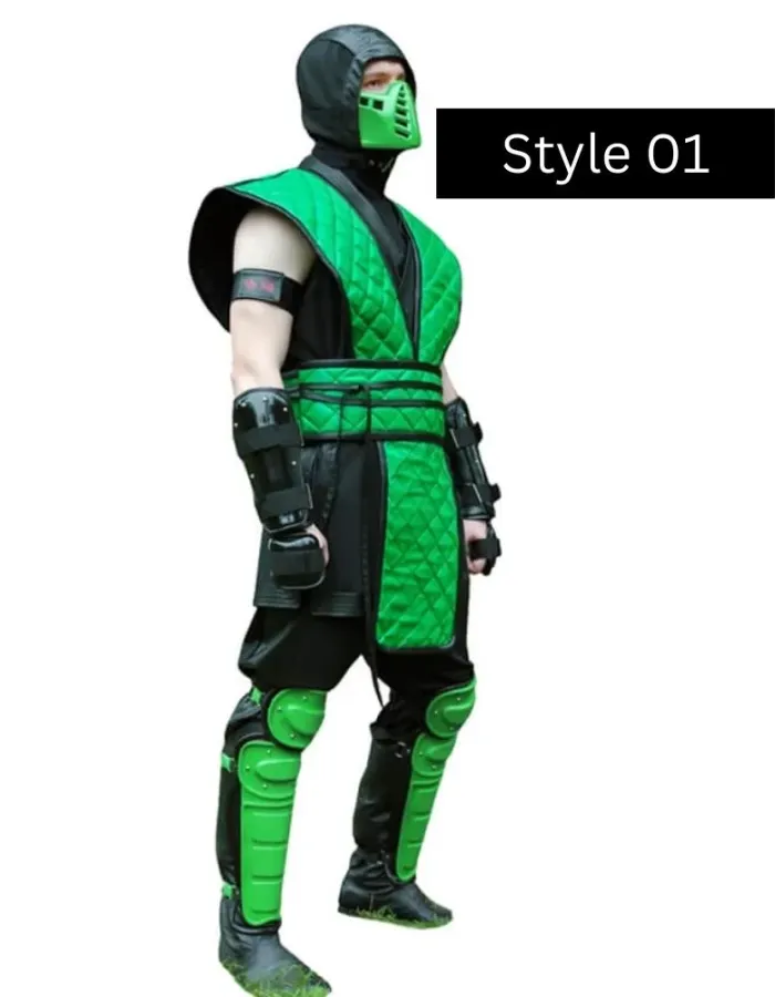 Reptilian Warrior Mortal Kombat Leather Vest