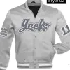 Geeks Retro University Multicolor Varsity Jacket