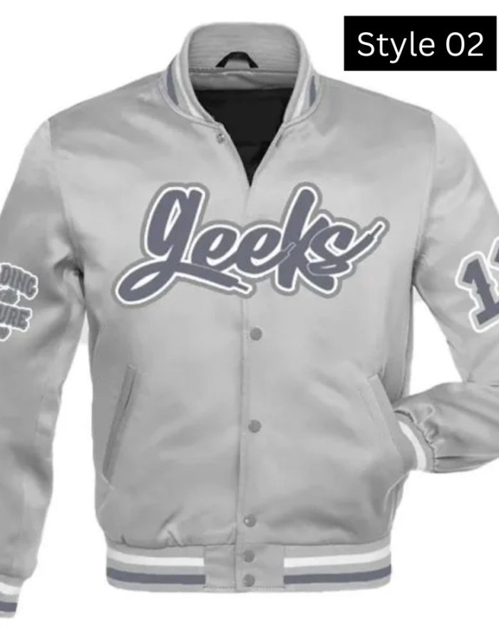 Geeks Retro University Multicolor Varsity Jacket