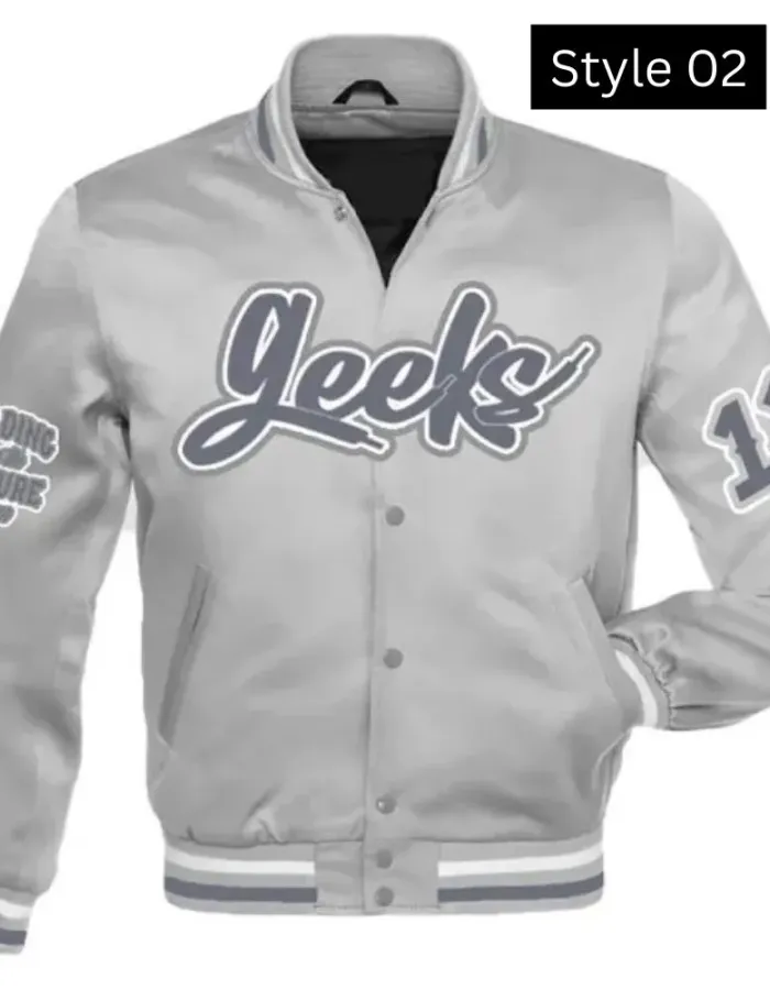 Geeks Retro University Multicolor Varsity Jacket