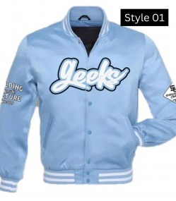 Geeks Retro University Multicolor Varsity Jacket